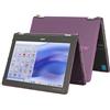 mCover Custodia rigida compatibile solo per notebook Acer Chromebook Spin 512 R853TA / R856T serie 2 in1 da 12 pollici (non compatibile con altri modelli) - Viola