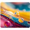 ELLENNE Tappetino Mousepad 240x200mm | Gocce Vivaci | C96 | Tappetino per Mouse 240x200mm | Superficie in Lycra Ultra-Liscia | Antiscivolo, Lavabile per Casa Ufficio Laptop PC Gaming