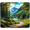 ELLENNE Tappetino Mousepad 240x200mm | Sentiero tra le Vette | C65 | Tappetino per Mouse 240x200mm | Superficie in Lycra Ultra-Liscia | Antiscivolo, Lavabile per Casa Ufficio Laptop PC Gaming