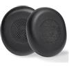 PESLNG Cuscinetti auricolari sostitutivi in pelle PU professionale compatibili con Jabra Evolve2 65/Evolve2 40/Elite 45h, realizzati con schiuma memory di alta qualità(Pelle proteica-nero)