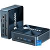 BMAX Mini PC B9Plus, CPU Core i5-1250P 12C/16T fino a 4,4 GHz, mini computer desktop 16 GB DDR4/512 GB NVMe SSD, connessione HDMI/USB-C/DP/RJ45, USB x4