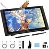 XP-PEN Artist 22R PRO HD Tavoletta Grafica HDMI o Type C Connessione 21.5 Monitore Porte USB Extra