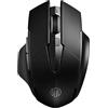 INPHIC Mouse Bluetooth Ricaricabile, Tri-Mode Bluetooth 5.0/4.0 + 2.4G Mouse Wireless, 800-1600DPI Portatile per Computer PC MacOS, 6 Pulsanti, Click Silenzioso, Batteria Migliorata