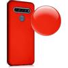 senza marchio Custodia Compatibile con LG K61 (6.5) LMQ630EAW LM-Q630EAW LM-Q630 Copertura Tasti Cover Protezione antiurto antigraffio Gel Silicone TPU Morbida flessibile Matte Slim Case arancio