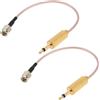 eMagTech 2 Pezzi SMA Maschio A 3,5 Mm TS Maschio RF Jumper 50 Ohm RG316 Cavo Coassiale Per Apparecchiature RF Antenne Analizzatori Di Segnale