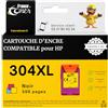 France Toner 304XL Cartuccia Compatibile per HP 304 XL DeskJet 3720 3730 | Inchiostro Colori Alta Qualità per DeskJet 3720 3750 3760 3721 3730 3764, ENVY 5010 5020 5030 5032