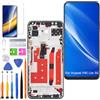 HLYGZX Display Schermo per Huawei P40 Lite 5G CDY-NX9A Nero con Cornice | con kit di riparazione,IPS LCD，HD Display，Sostituire lo schermo