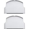 eMagTech 2 Pezzi Di Ricambio Per Porta Batteria Custodie Protettive Compatibile Con SONY P-S-P 2000 2003 2004 3000 3003 3004 Accessori Console In Plastica Argento