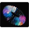 ELLENNE Tappetino Mousepad 240x200mm | Dischi Rotanti | C80 | Tappetino per Mouse 240x200mm | Superficie in Lycra Ultra-Liscia | Antiscivolo, Lavabile per Casa Ufficio Laptop PC Gaming