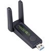 LeHang Adattatore USB 3.0 600M/1300M 2.4G 5G Gigabit Dual Band WiFi Scheda di Rete Wireless