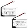 Fayerkar Batteria da 3,7 V 310 mAh 502030 per VXI BlueParrott B250-XT Bluetooth auricolare di ricambio Dash Cam Nextbase Dash Cam 402G 412GW 512G Cobra 840 Portachiavi Cam 808 Piccola fotocamera C3,