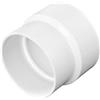 NDS 3P15 PVC Dwv a Filo e Adattatore di Scarico Raccordo saldato, 7,6 cm, Bianco