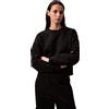 Calvin Klein Donna Felpa Archive Logo French Terry Girocollo