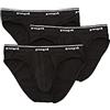 papi Cotton Low Rise Brief Pack of 3 Underwear Slip a Vita Bassa in Cotone, Confezione da 3 Uomo (Pacco da 3)