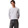 Calvin Klein Uomo Maglietta Maniche Corte Waffle Badge Tee con Scollo Rotondo