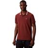 Calvin Klein Uomo Maglietta Polo Maniche Corte Monogram Pique Tipped in Cotone