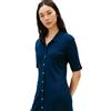 Tommy Hilfiger Gold Button F&f Midi Dress Ww0ww48776 Abito Polo Donna (Pacco da 1)