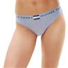 Tommy Hilfiger Donna Slip Taglio Bikini Classic con Fascia con Logo