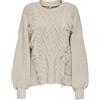 ONLY Onlholly LS O-Collo Frange Pull Knt, Betulla, L, Betulla, L
