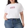 Levi's Perfect Tee Benitoite Cloud Dancer STRI T-Shirt Donna (Pacco da 1)