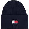 Tommy Hilfiger Kids Gender Inclusive Heritage Flag KA0KA00119 Berretto, Blu (Blu Scuro), S-M
