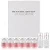 XPEX 1 set Sistema micro infusione per viso, micro infusione viso rughe，microinfusioni viso，Beauty Micro Infusion Needling Kit, anti-invecchiamento e siero liscio per tutti i tipi di pelle (2+6)