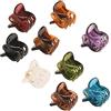 Miss-shop Mini Clip per Capelli,Piccoli Mollettoni Capelli 36 Pack Mollette en Plastica Mollettoni Orchidea Pinze per Artigli per Ragazze e Donne (Multicolore)