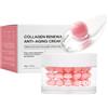 Generico Crema idratante viso antietà al PDRN per il rinnovamento del collagene, con gel in capsule, idratazione profonda e riparazione cutanea,1pc