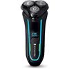 Remington R6 Aqua - Rasoio elettrico da uomo (cordless, bagnato e asciutto, 100% impermeabile, rasoio rotativo, trimmer pop-up, ricarica USB, utilizzo in 60 minuti, ricarica 90 minuti con ricarica