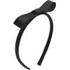 ALLY-MAGIC Cerchietti per capelli per ragazze, fascia per capelli con fiocco nero, fascia per capelli vintage con nodo, per donne e ragazze, accessori per capelli per bambini Y9XHDJFG (nero)