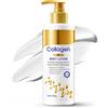 BGASWR Crema collagene corpo,lozione per il viso e latte per il corpo,10 Volte Più Collagene con Tecnologia Proteine Attive,Lozione Nutriente Ringiovanente Per Tutti I Tipi Di Pelle