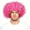 COSORO Parrucca da Clown,Caldo Rosa caldo Afro Parrucca Riccioli Parrucca Riccia,Donna Uomo,Hippie Discoteca Popstar 60s 70s 80s Per Costumi in Maschera Festa Carnevale Halloween Circo Cosplay Festa a Tema