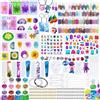 MUOIVG 289 PCS Stampo in Resina,Stampi in Resina Epossidica con 60 Paillettes di Colore,Stampi Silicon Gioielli,Kit di Stampo in Silicone, per la Creazione di Gioielli,Pendenti per Collane,Fai da Te
