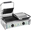 Royal Catering - RCKG-3600-G - Piastra panini doppia - 2 x 1.800 Watt