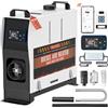 VELPAX Riscaldatore Diesel 8 KW 12V/24/220V All-in-one portatile Riscaldatore ad aria Diesel,0,16-0,52 L/h Riscaldatore ad aria Diesel 8-36 ℃ Regolabile 15-20 m² Controllo Intelligente Telecomando LCD
