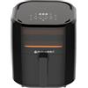 PYRAMIDEA Friggitrice ad Aria 8 Litri First Class con Cestello Estraibile e Finestra di Controllo Colore Nero Base AF814B