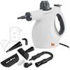 Comforday Pulitore a Vapore Multiuso con Accessori da 9 Pezzi, Pulitore a Vapore Portatile Pressurizzato Perfetto per Rimuovere Macchie, Tende, Sedili Auto, Pavimento, Bagno (Grigio)
