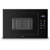 Klarstein Velaire Microonde da Incasso con Grill - 25L, 850W Microonde & 1200W Grill, 8 Programmi, Touch, Acciaio Inox, Forno Microonde Incasso, Nero