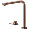 Newform - N21 Miscelatore lavello bocca girevole doccia estraibile [PVD brushed copper bronze] - 71725.59.067