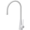 Newform - Ycon miscelatore lavello bocca tonda girevole [bianco opaco] - 64200.01.014