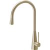 Newform - Ycon miscelatore lavello bocca tonda girevole [PVD brushed pale gold] - 64200.59.098