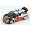 Spark S3327 1:43 Citroen DS3 WRC Monte Carlo Rally 2012 Modello Scala Car