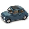 BRUMM R45508 1:43 Fiat 500F Blu Medio Auto Modello 1965-72 in Metallo