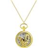JewelryWe Orologio da Tasca Vintage Cavallo: Orologio Classico Gotico Collana Ciondolo Ctena Lunga da Uomo Donna Ragazzi
