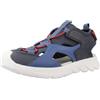 Geox Men J Sandal Airadyum Bo, Blu navy, rosso, 11 UK Child