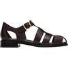 Clarks Hana Sun Womens Dark Brown Lea, 7
