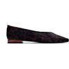 GIOSEPPO Ballerine Donna Leopardato Pelle Pelo Stampato Punta Quadrata, 36
