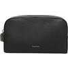 Calvin Klein Uomo Beauty Case Foil Emboss con Cinturino, Nero (Black), Taglia Unica