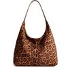 KALIDI Slouchy Tote Bag 18L Casual Vegan Pelle Mezzaluna Hobo Borsa con Cerniera
