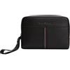 Tommy Hilfiger Uomo Borsellino Central con Manico a Bracciale, Nero (Black), Taglia Unica